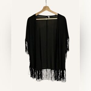 Black Oversized Blouse